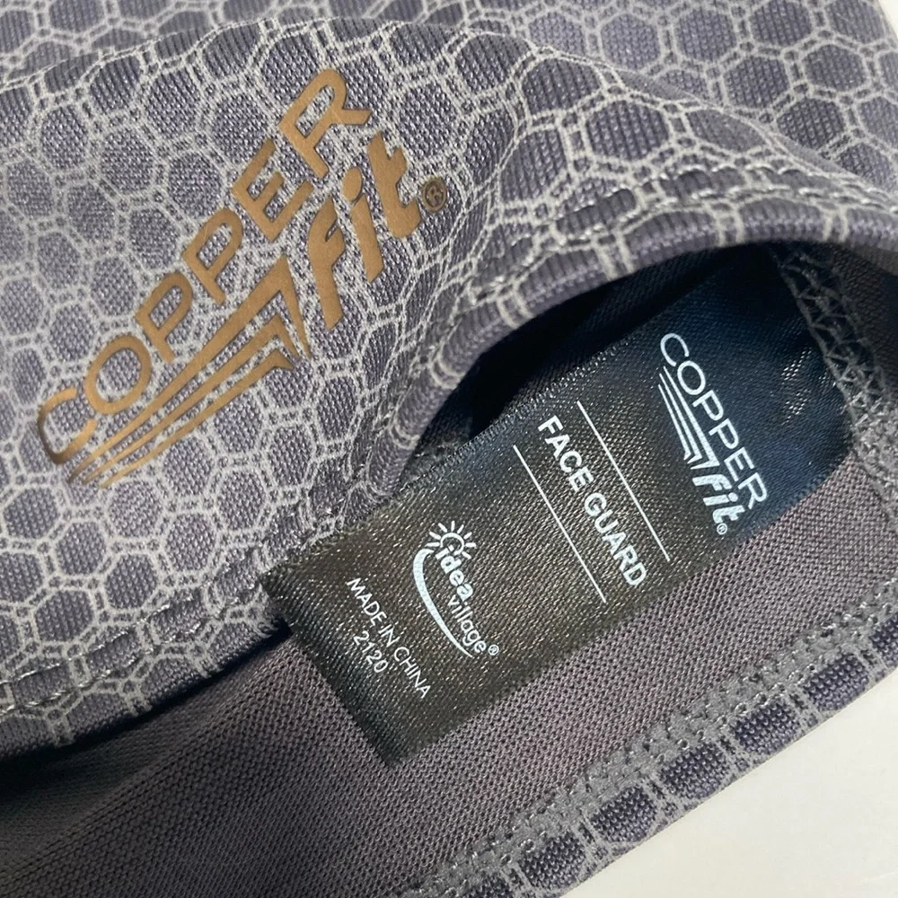 Like New Copper Fit Gray Face Mask Unisex Neck Gaiter Honeycomb Guardwell